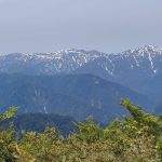 笈ヶ岳と大笠山